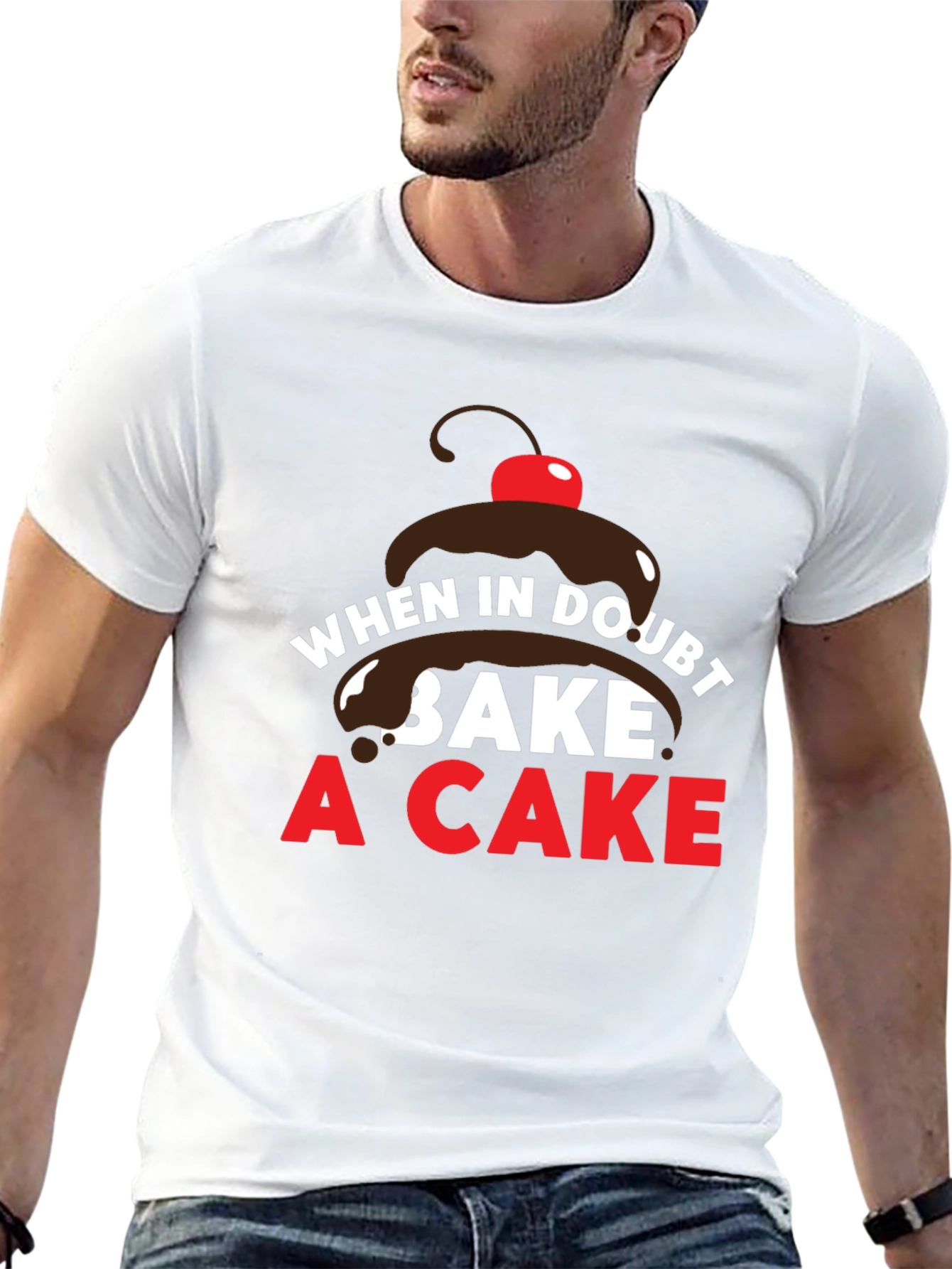 When in Doubt Bake a Cake T-Shirt