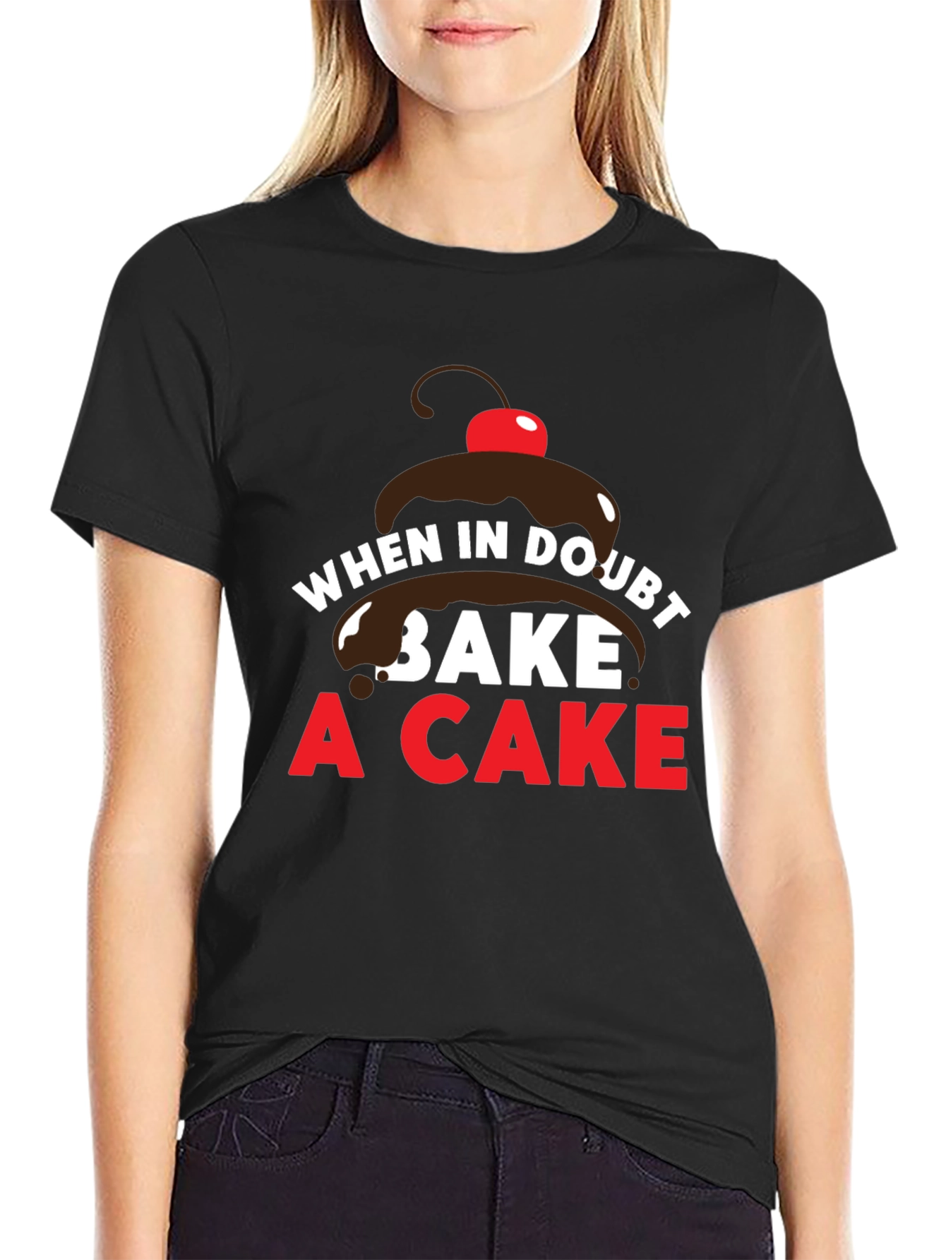 When in Doubt Bake a Cake T-Shirt