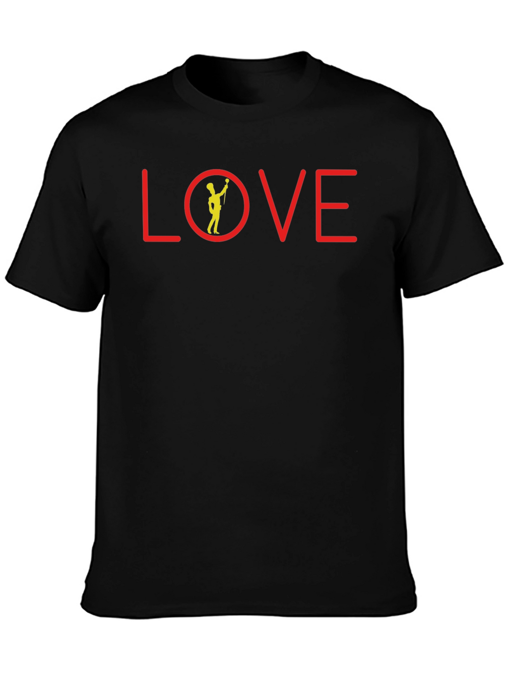 LOVE Graphic Tee - Musician Silhouette