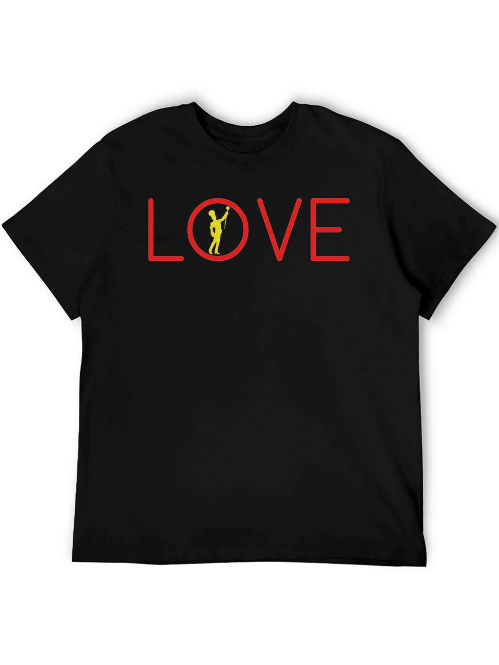 LOVE Graphic Tee - Musician Silhouette