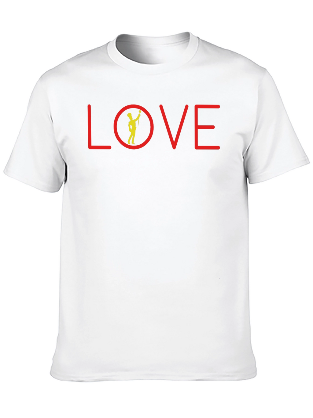 LOVE Graphic Tee - Musician Silhouette