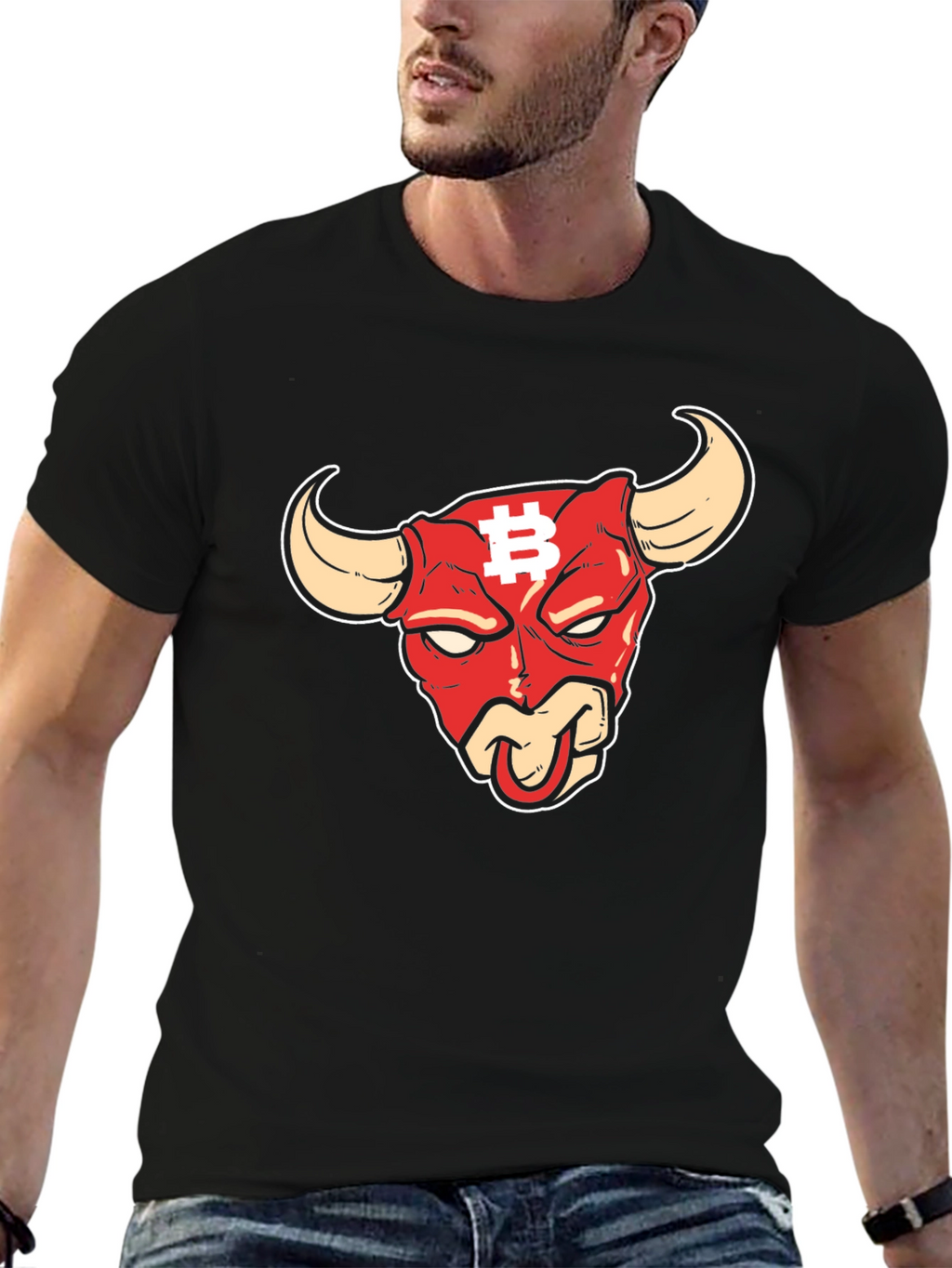 Bitcoin Bull T-Shirt: Crypto Investor Tee