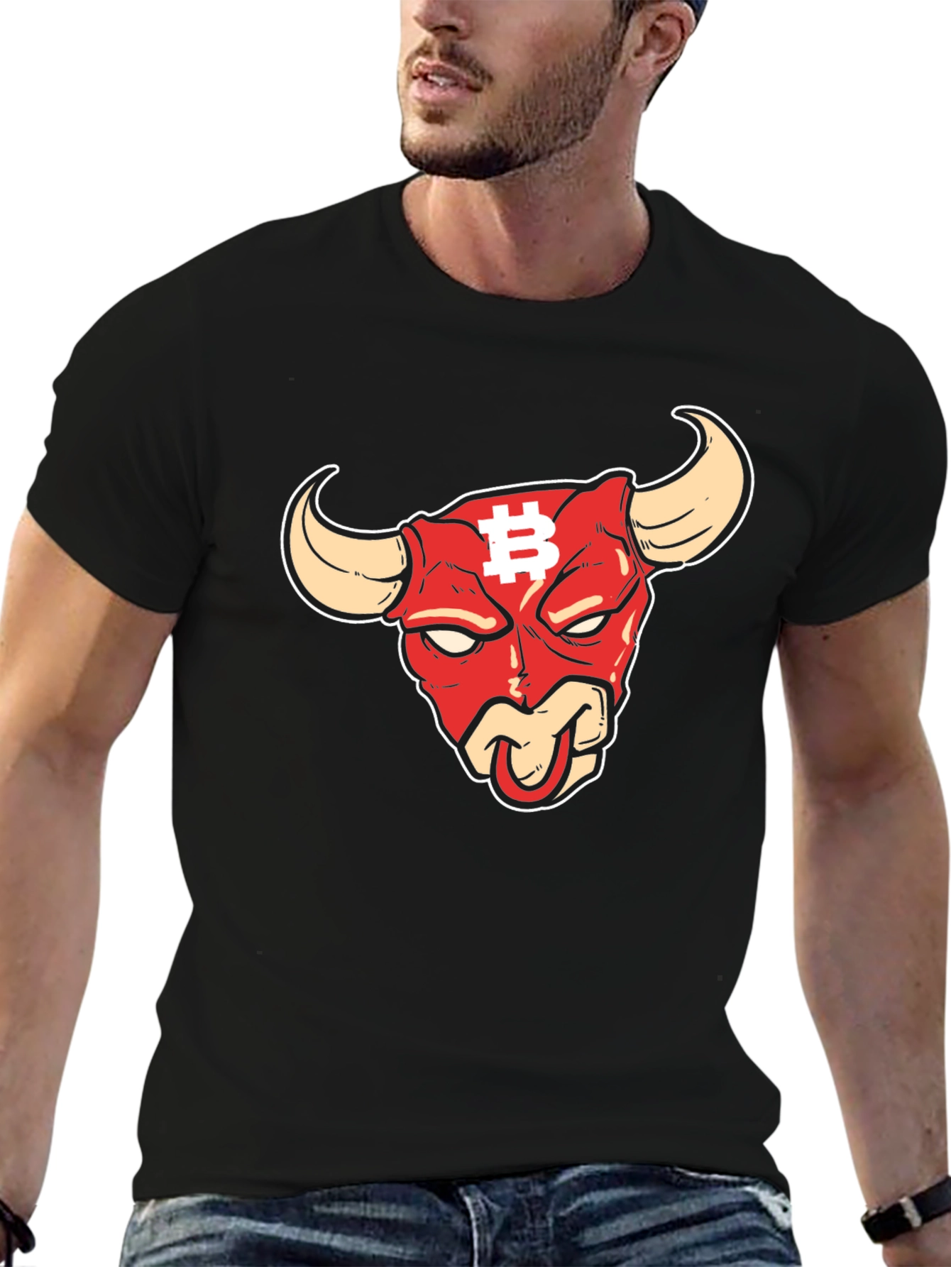 Bitcoin Bull T-Shirt: Crypto Investor Tee