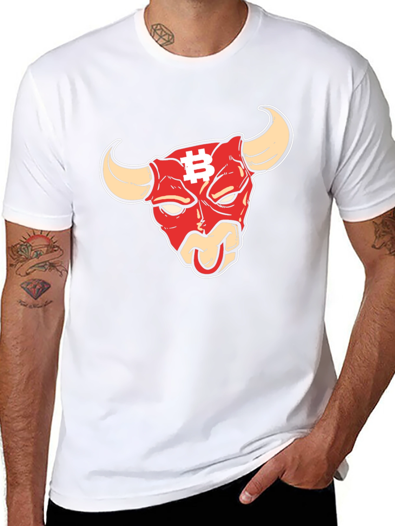 Bitcoin Bull T-Shirt: Crypto Investor Tee