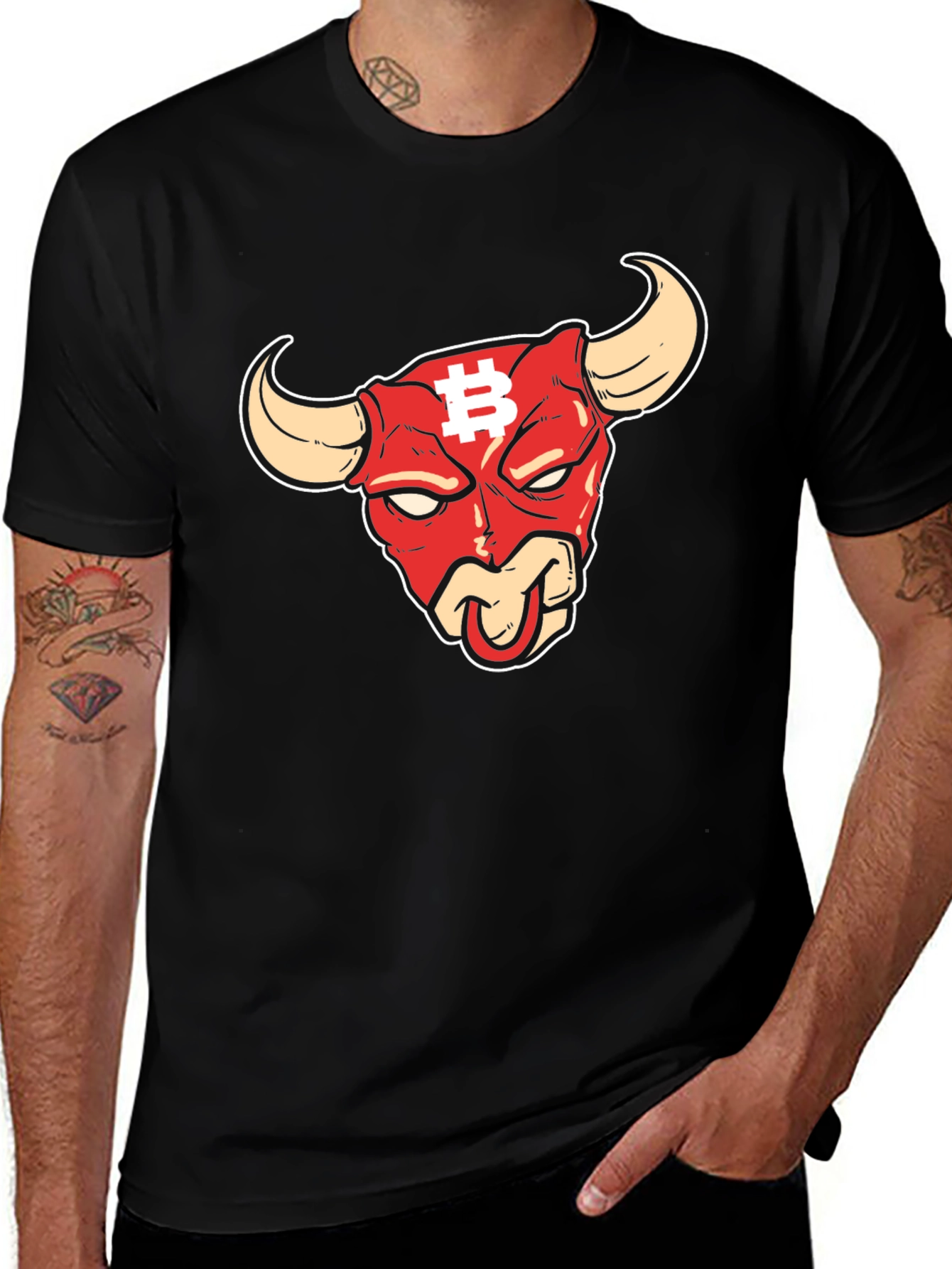 Bitcoin Bull T-Shirt: Crypto Investor Tee
