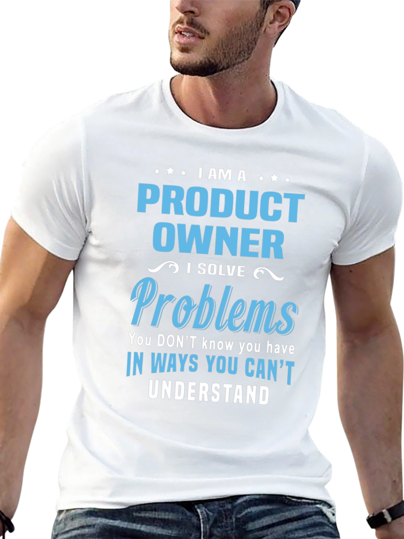 Product Owner T-Shirt - I Solve Problems Design