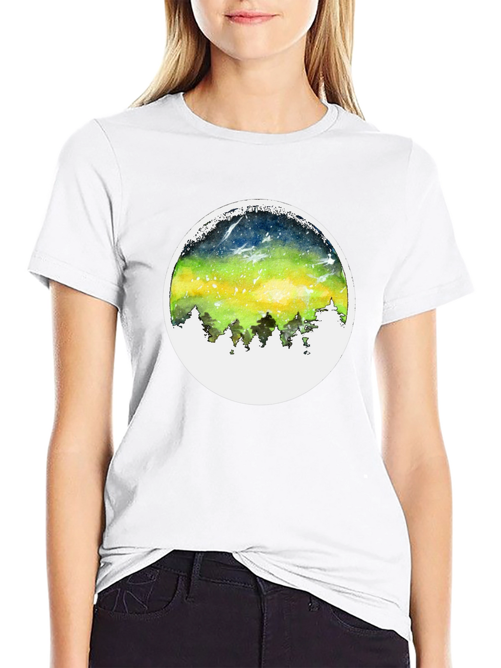 Aurora Borealis T-Shirt - Nature Inspired Design