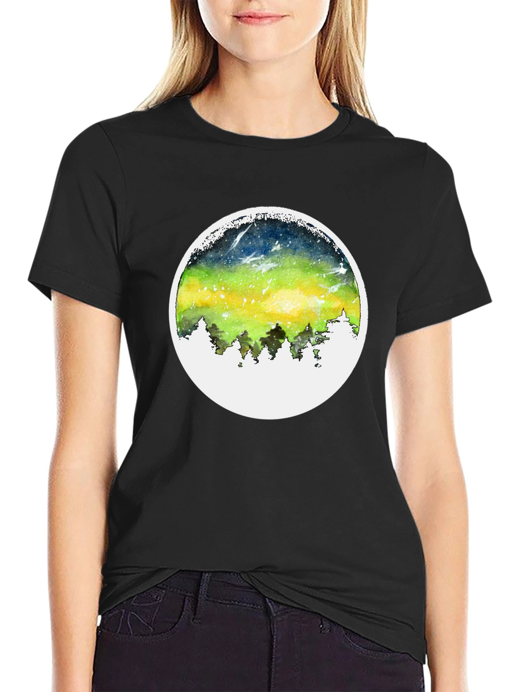 Aurora Borealis T-Shirt - Nature Inspired Design