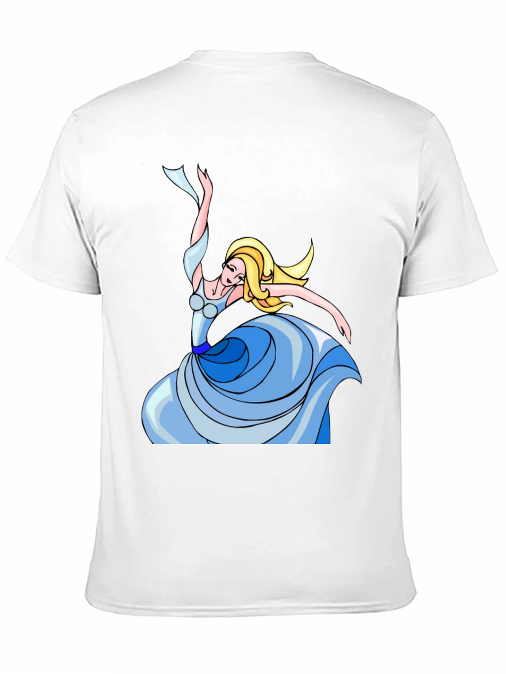 Dancing Woman Graphic Tee - Stylish Black T-Shirt