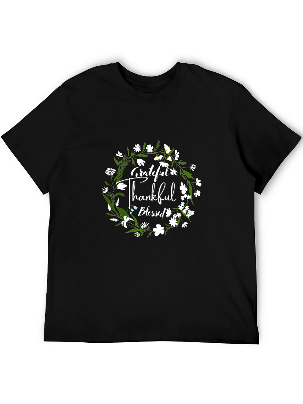 Grateful Thankful Blessed Graphic Tee