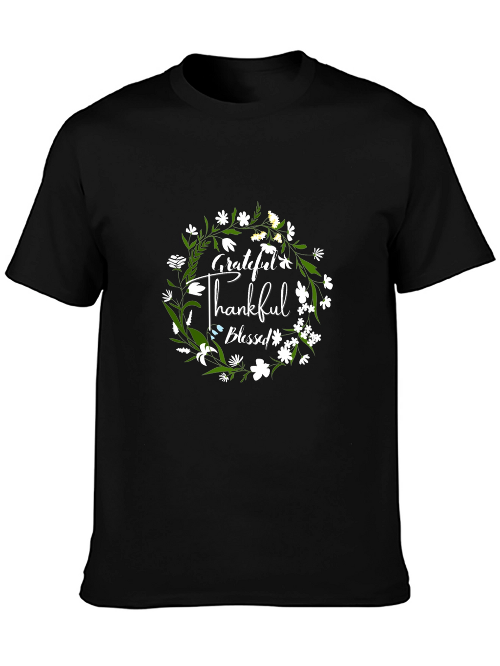 Grateful Thankful Blessed Graphic Tee