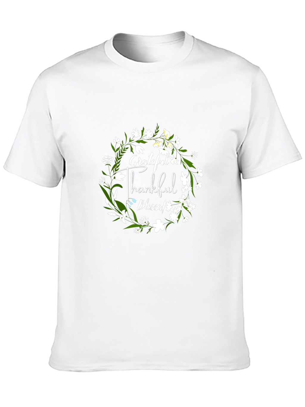 Grateful Thankful Blessed Graphic Tee