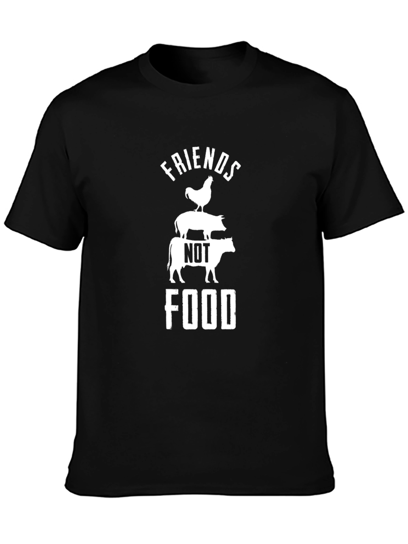 Friends Not Food Vegan Graphic T-Shirt