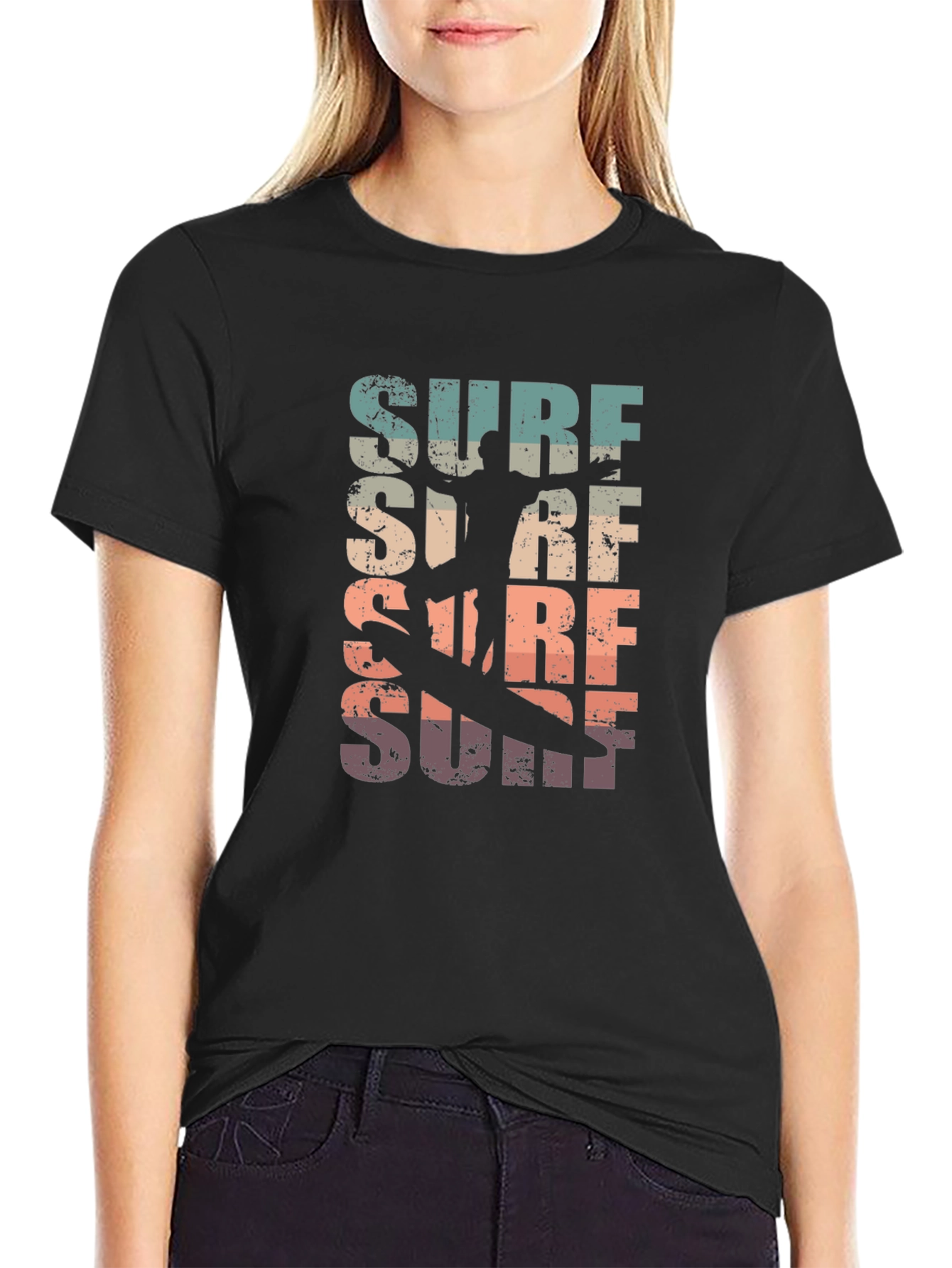 Vintage Surf T-Shirt - Retro Surfer Graphic Tee