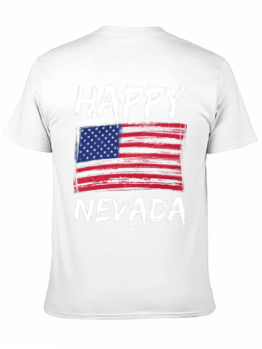 Happy Nevada USA Flag T-Shirt