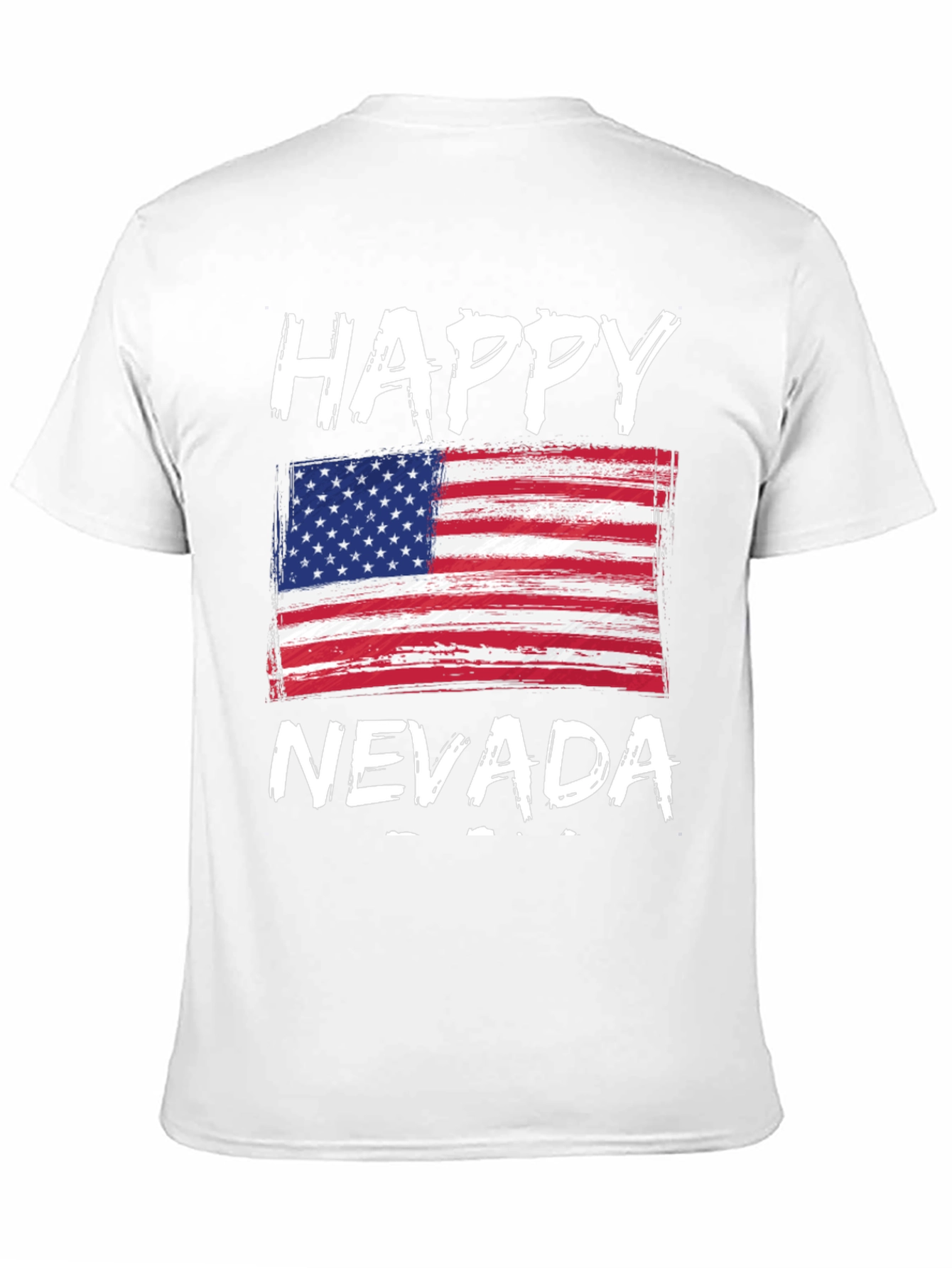 Happy Nevada USA Flag T-Shirt