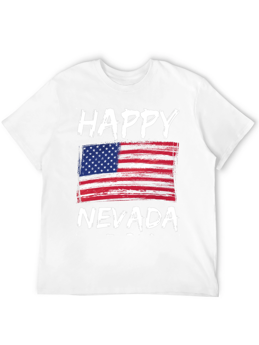 Happy Nevada USA Flag T-Shirt