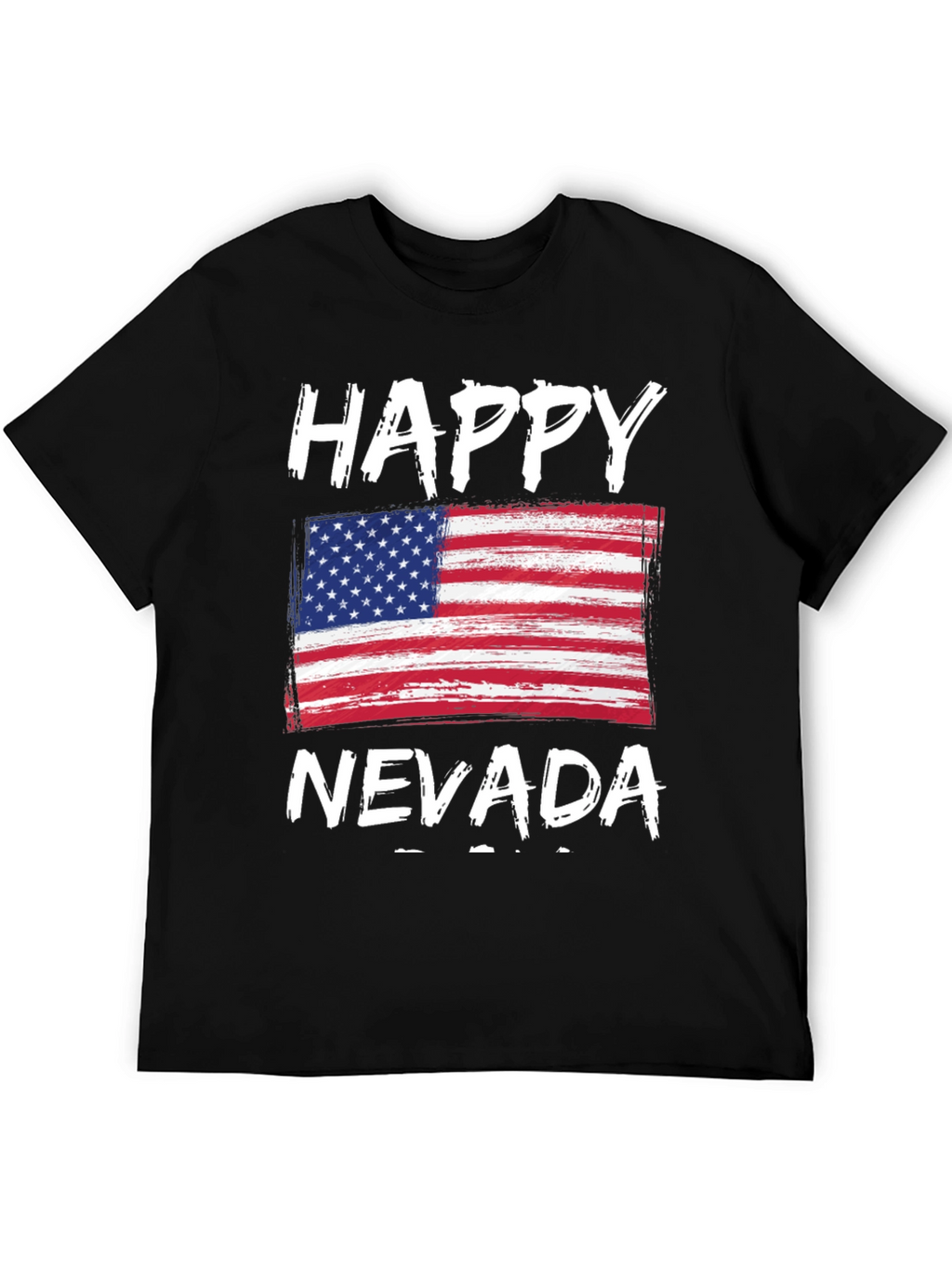 Happy Nevada USA Flag T-Shirt