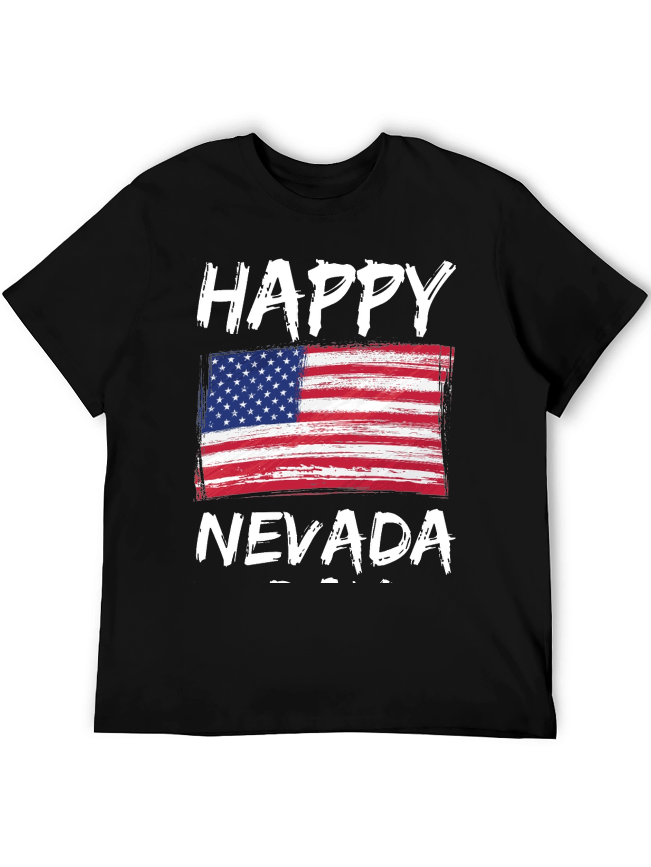 Happy Nevada USA Flag T-Shirt