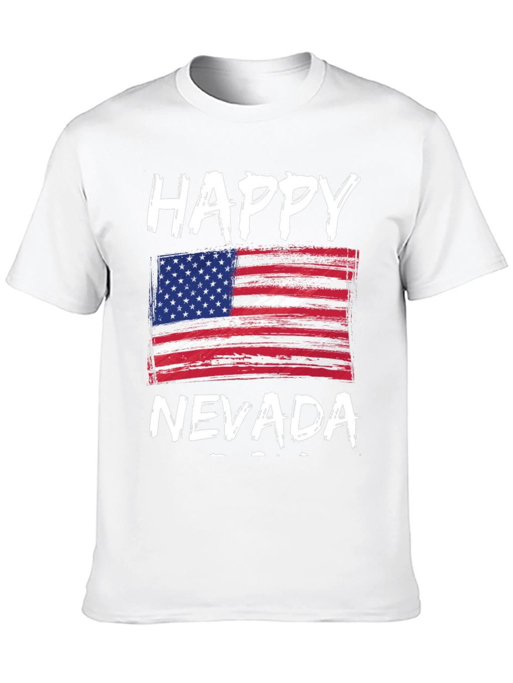 Happy Nevada USA Flag T-Shirt