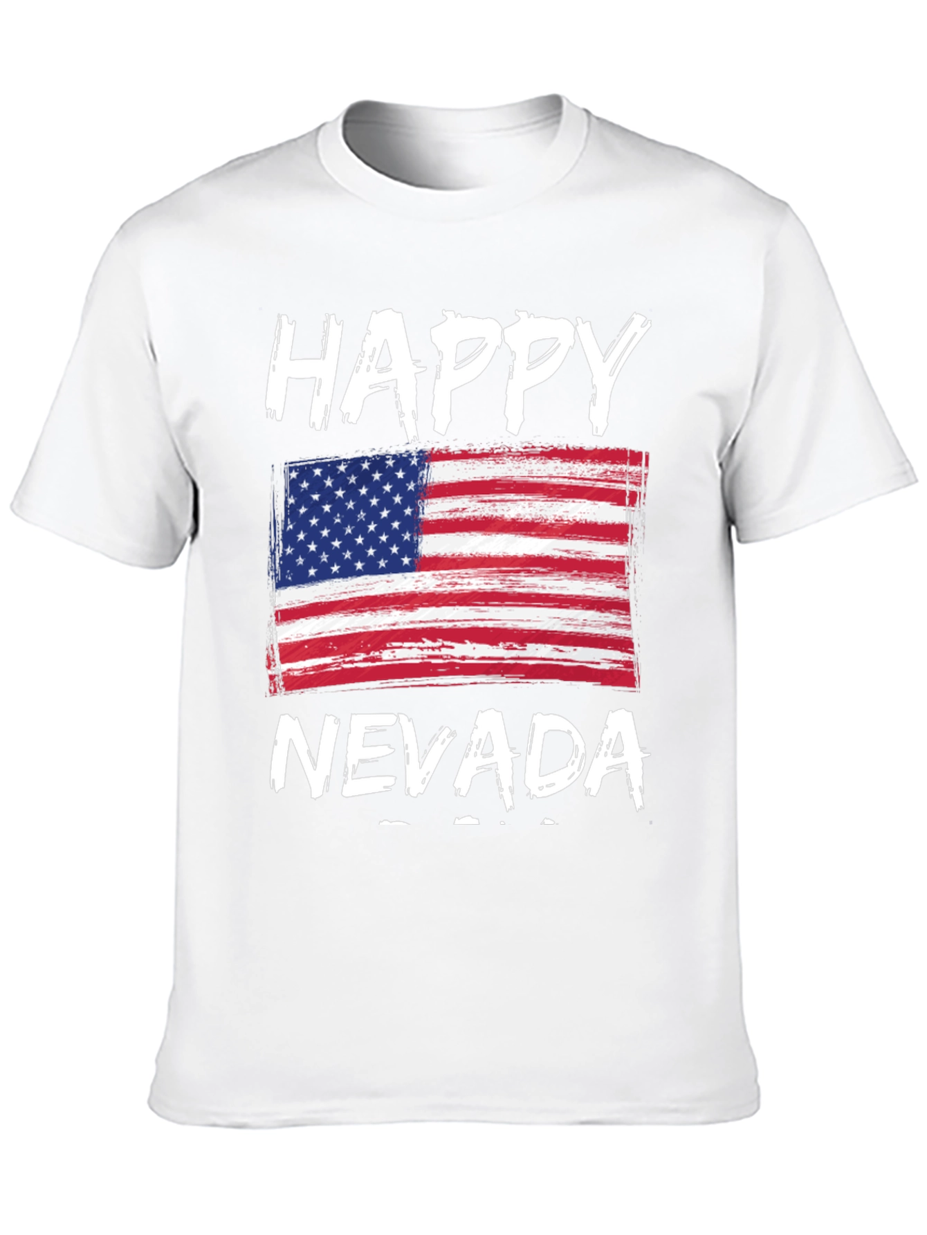 Happy Nevada USA Flag T-Shirt