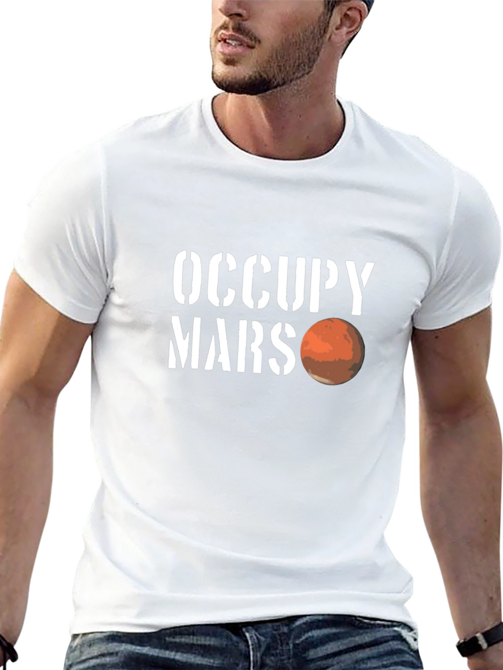 Occupy Mars Graphic T-Shirt - Sci-Fi Space Tee