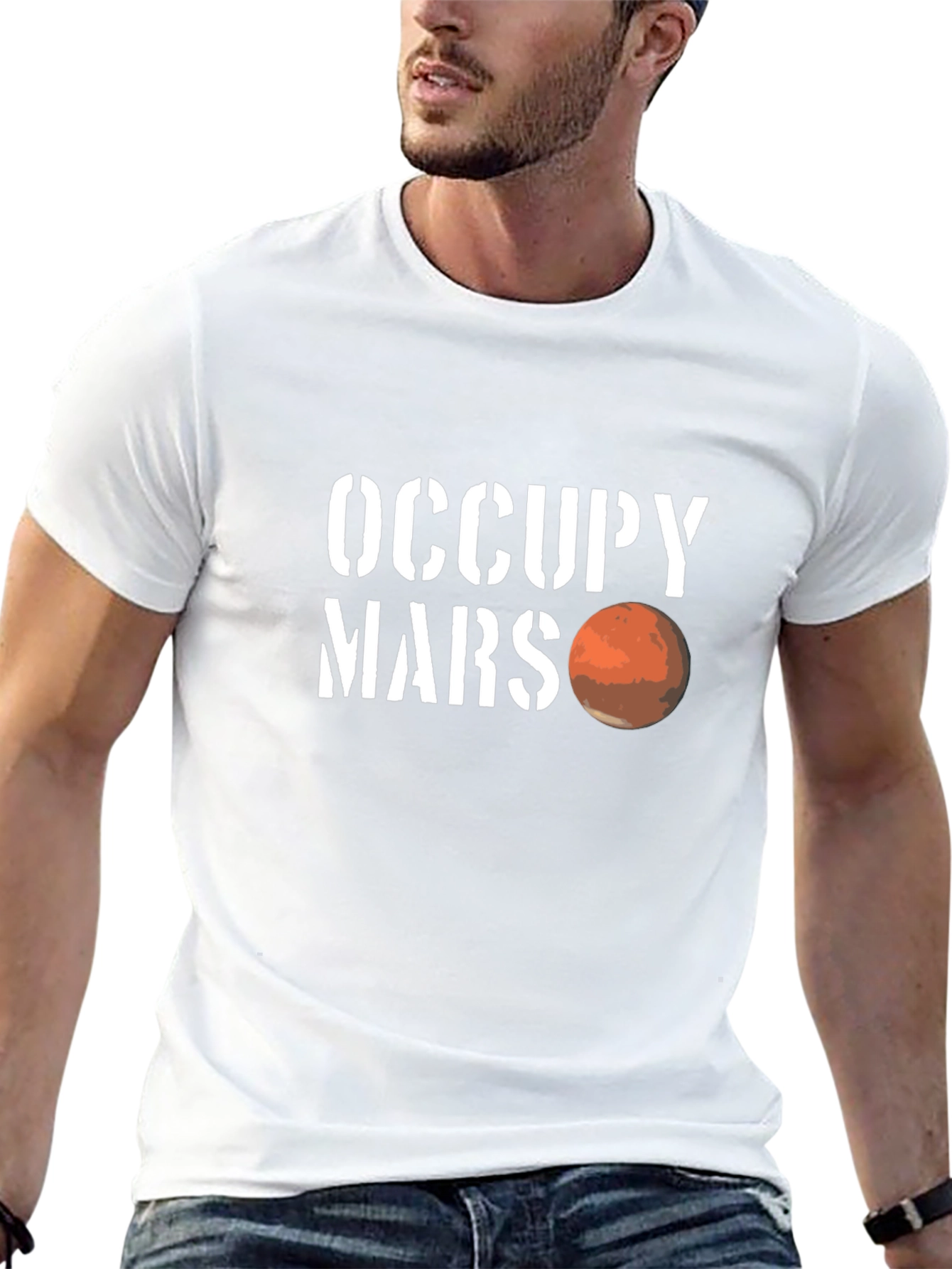 Occupy Mars Graphic T-Shirt - Sci-Fi Space Tee