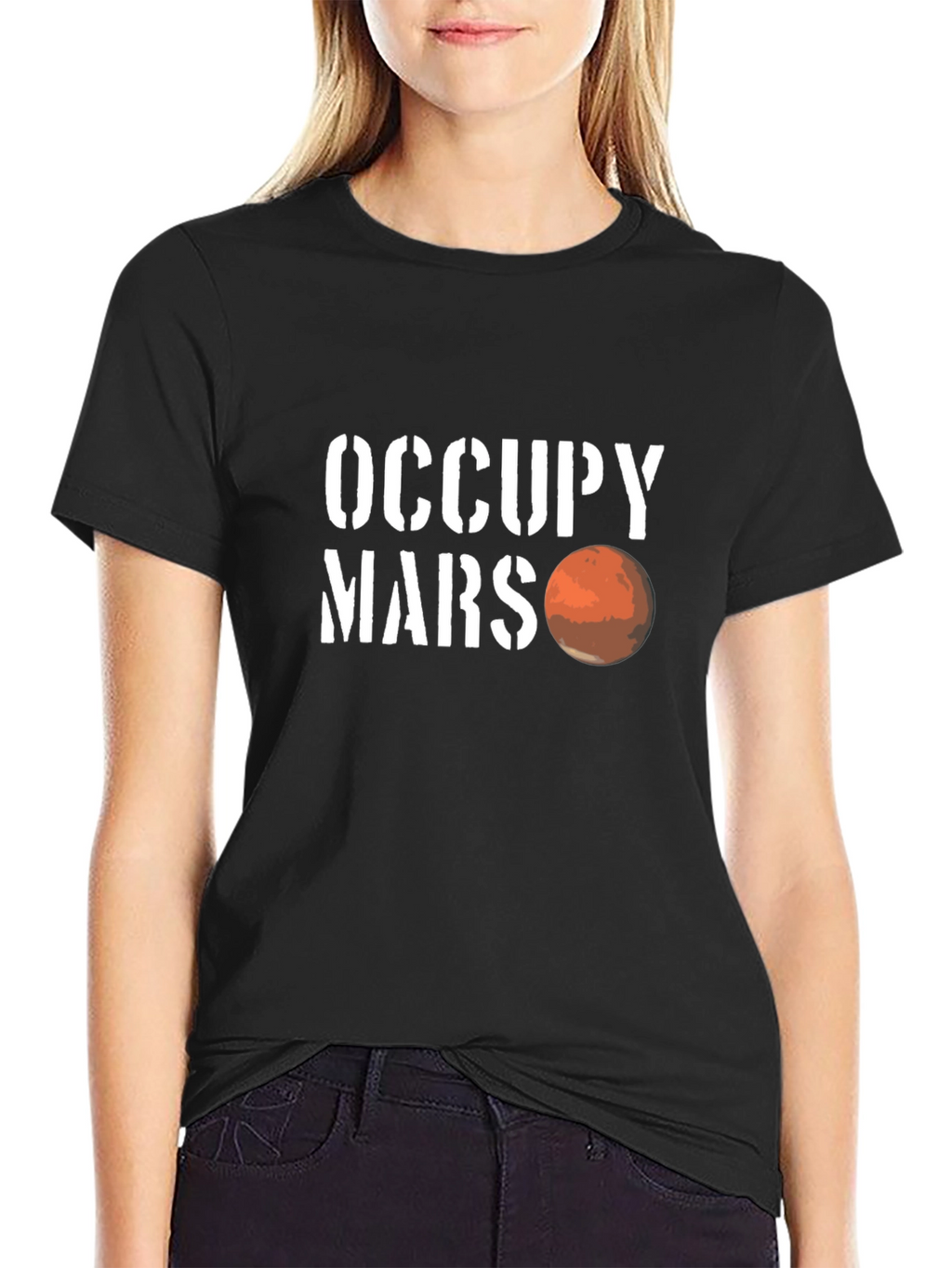 Occupy Mars Graphic T-Shirt - Sci-Fi Space Tee