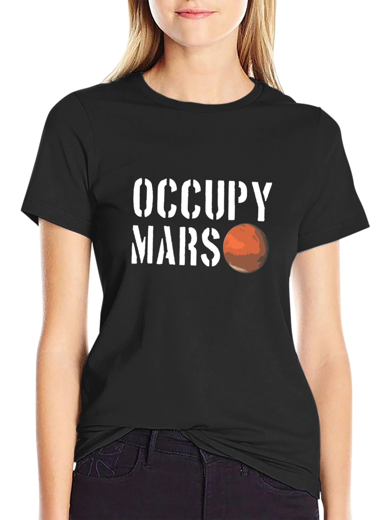 Occupy Mars Graphic T-Shirt - Sci-Fi Space Tee