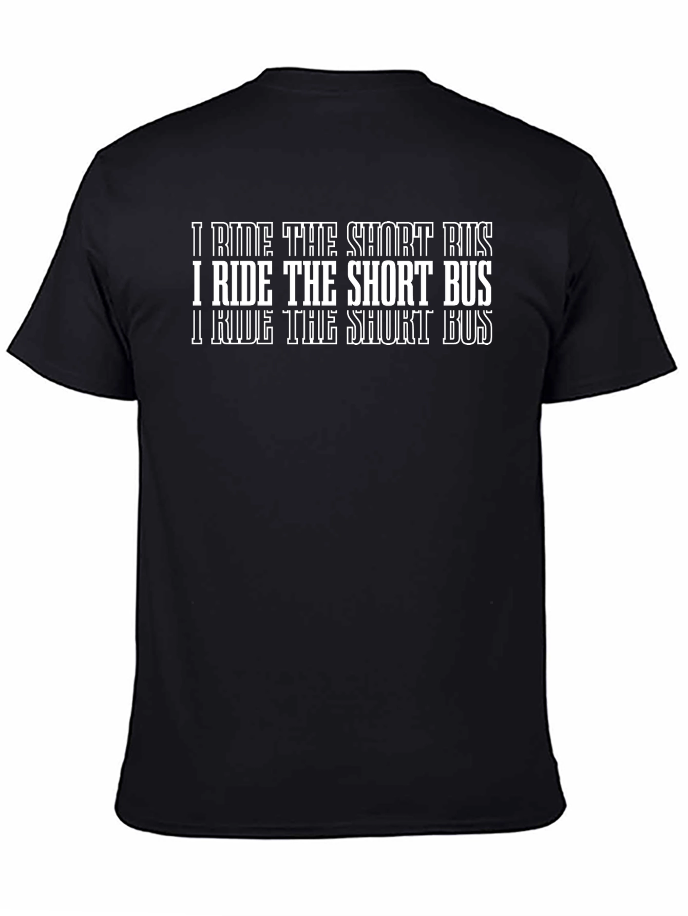 I Ride The Short Bus T-Shirt - Funny Graphic Tee