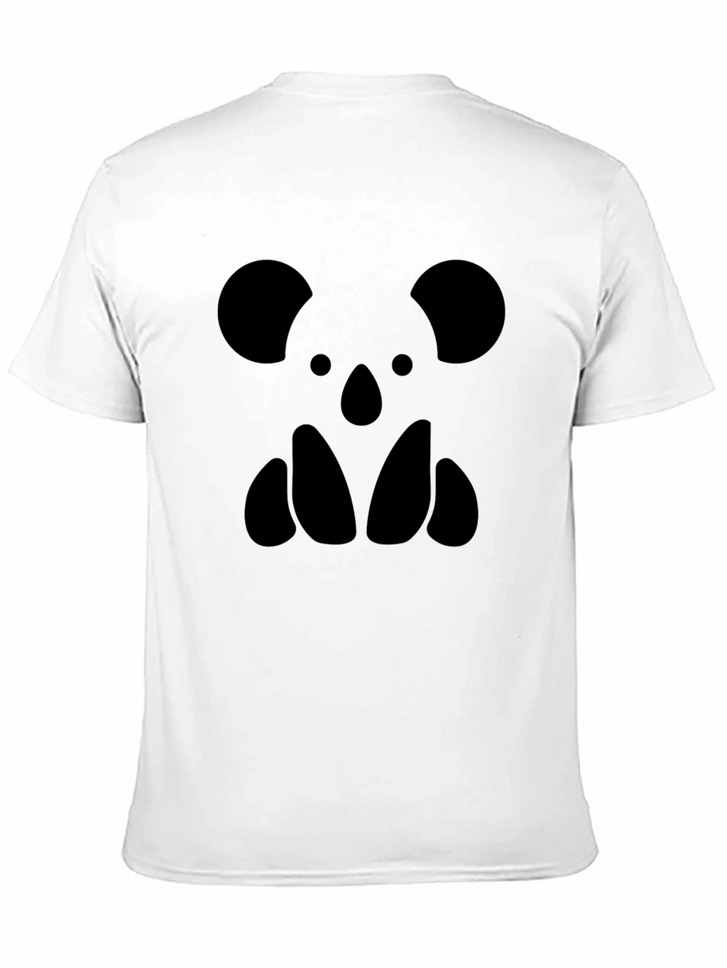 Black Graphic Tee - Koala Bear Silhouette