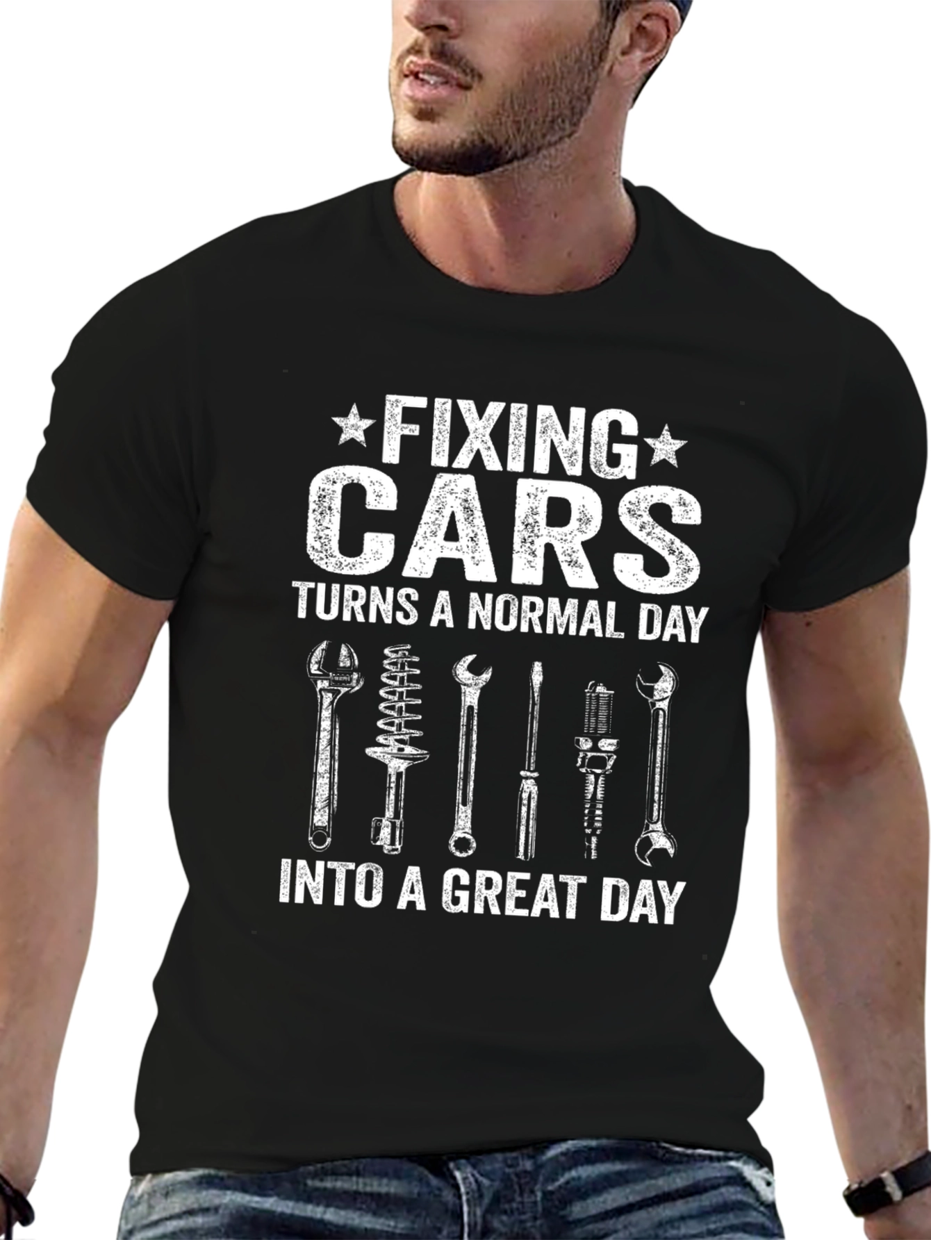 Fixing Cars T-Shirt - Mechanic Gift