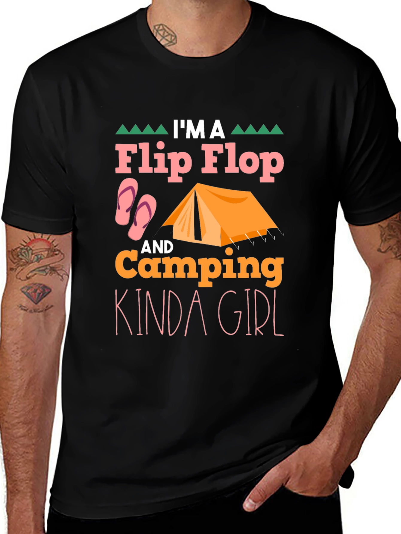 Flip Flop & Camping Kinda Girl T-Shirt
