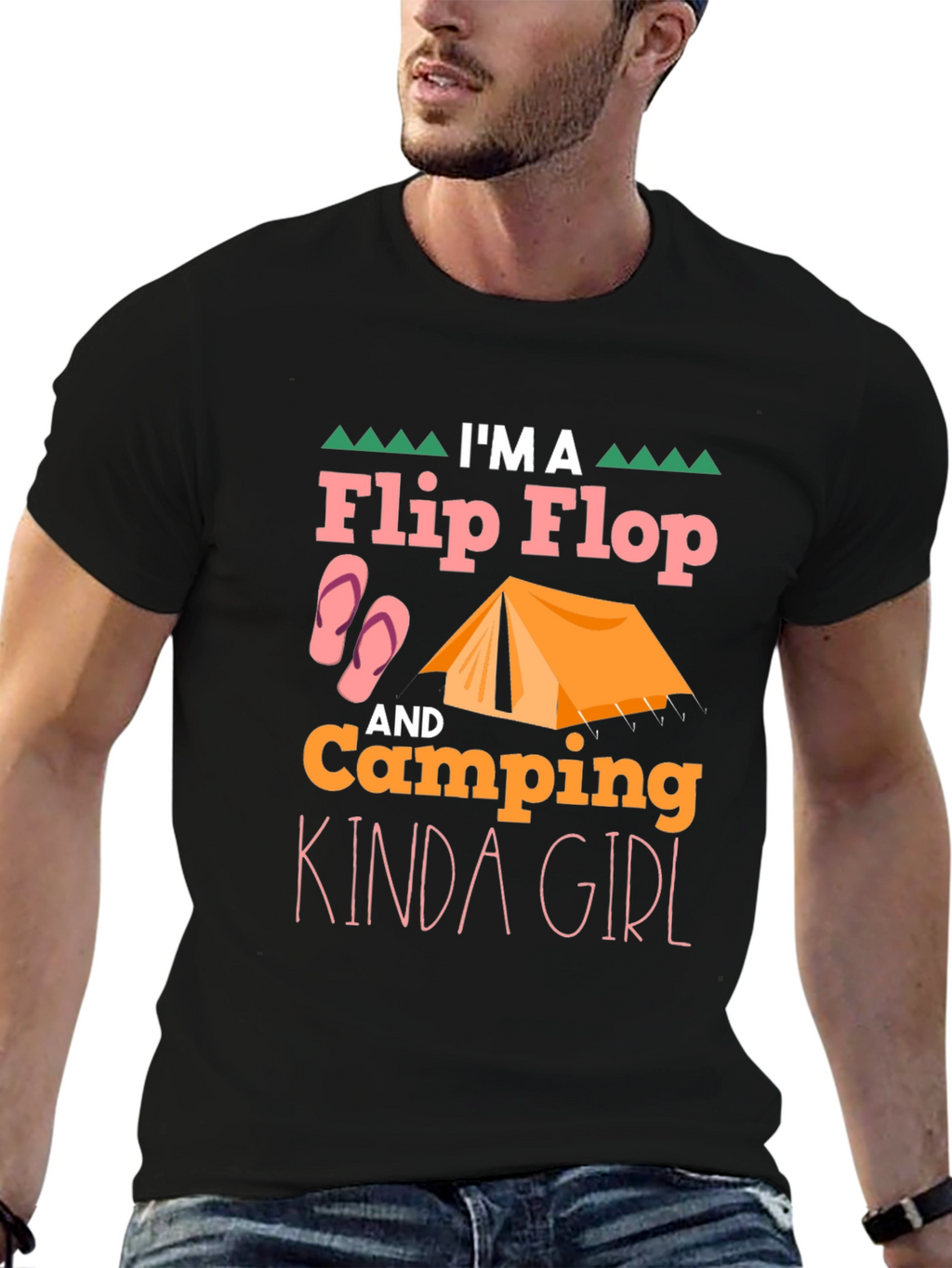 Flip Flop & Camping Kinda Girl T-Shirt