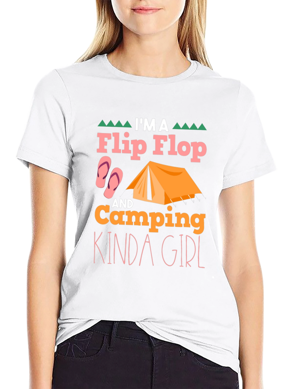 Flip Flop & Camping Kinda Girl T-Shirt