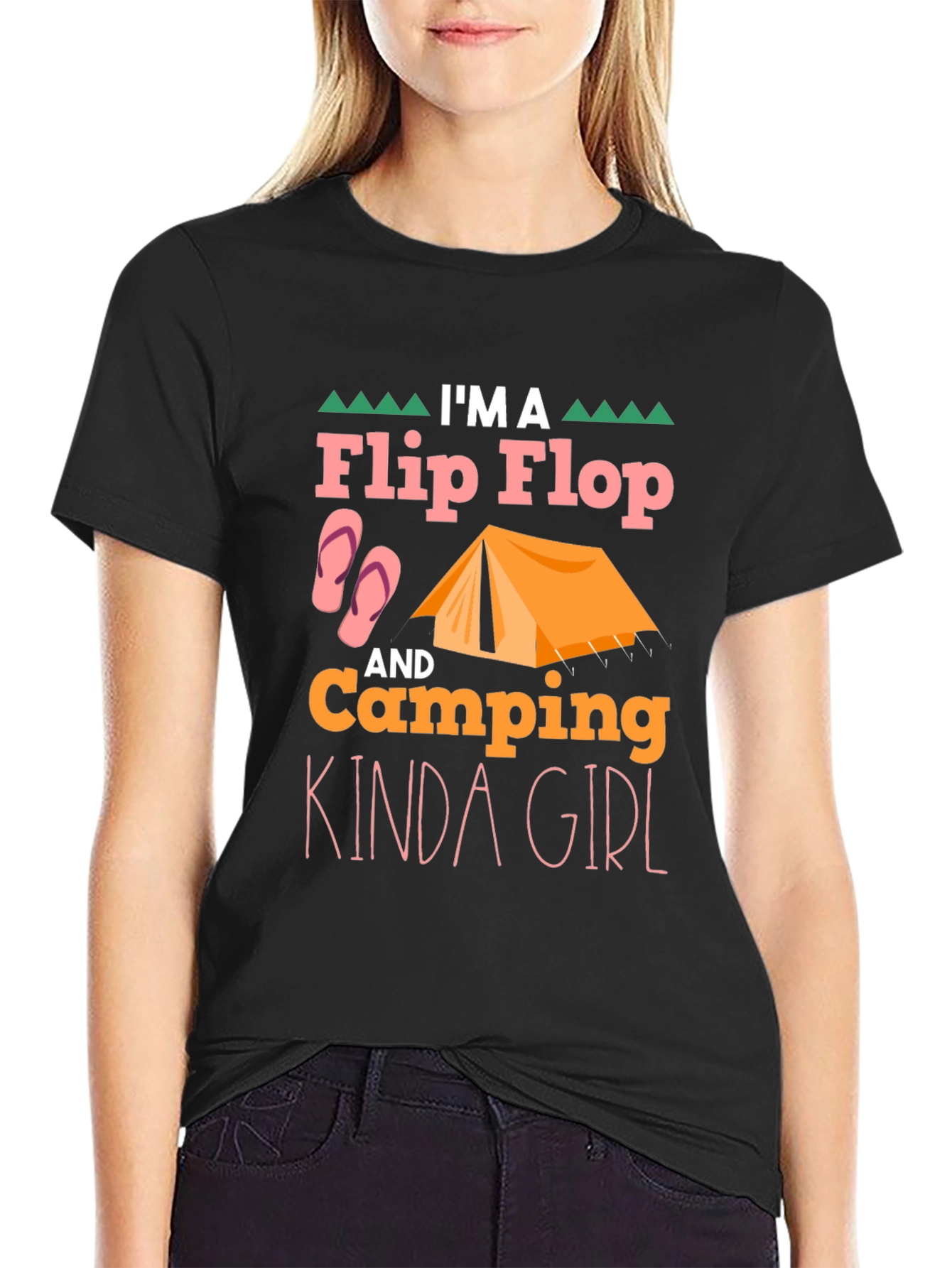 Flip Flop & Camping Kinda Girl T-Shirt