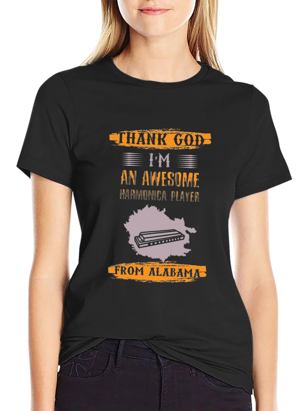 Awesome Harmonica Player T-Shirt