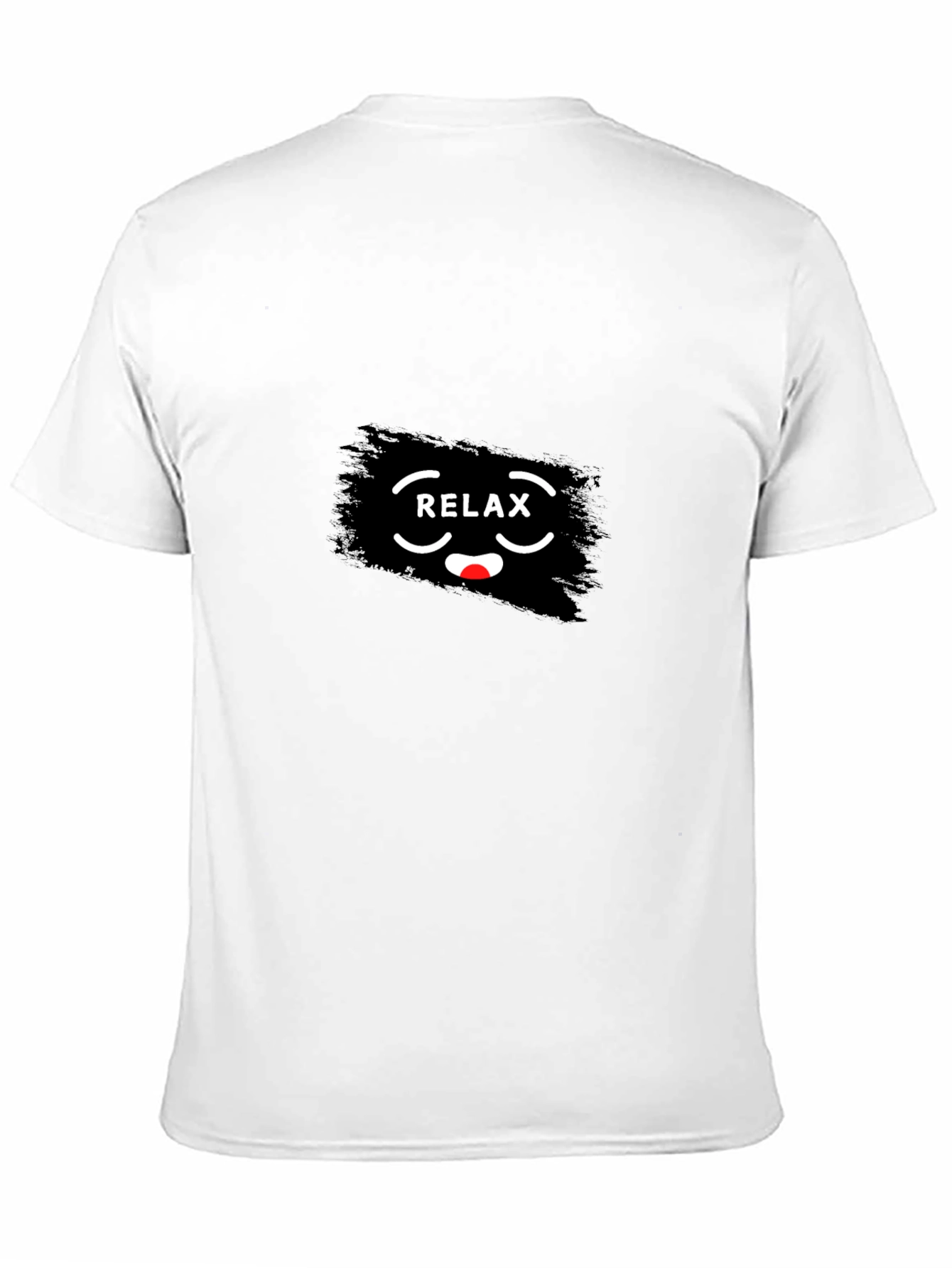 Relax Graphic Print Crew Neck T-Shirt