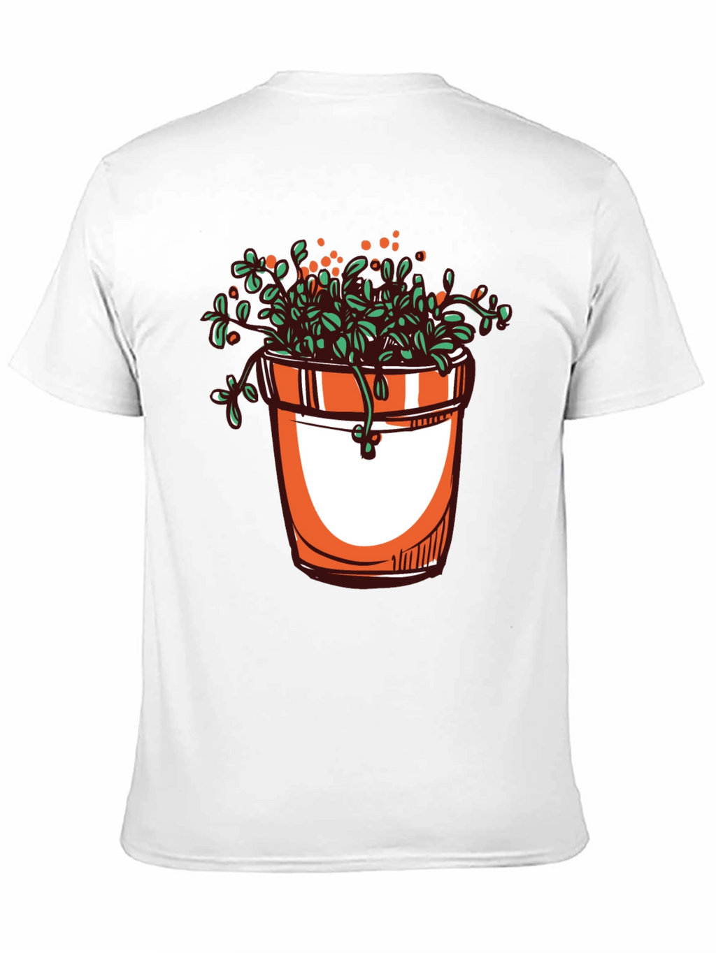 Plant Pot Graphic Tee - Stylish Unisex T-Shirt