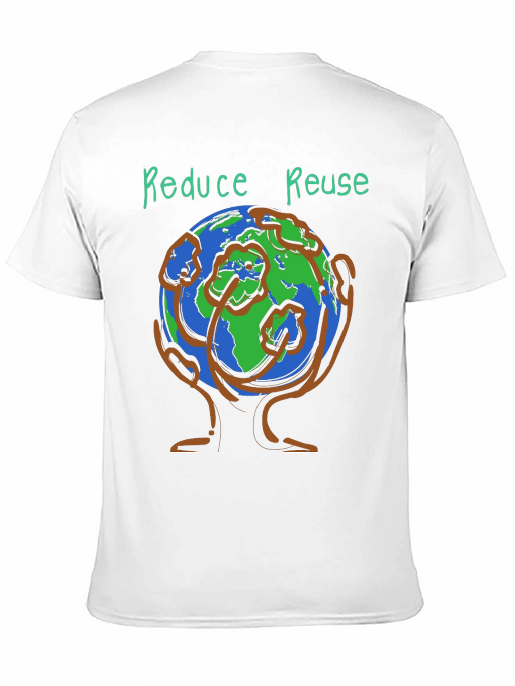 Eco-Friendly Reduce Reuse Graphic Tee