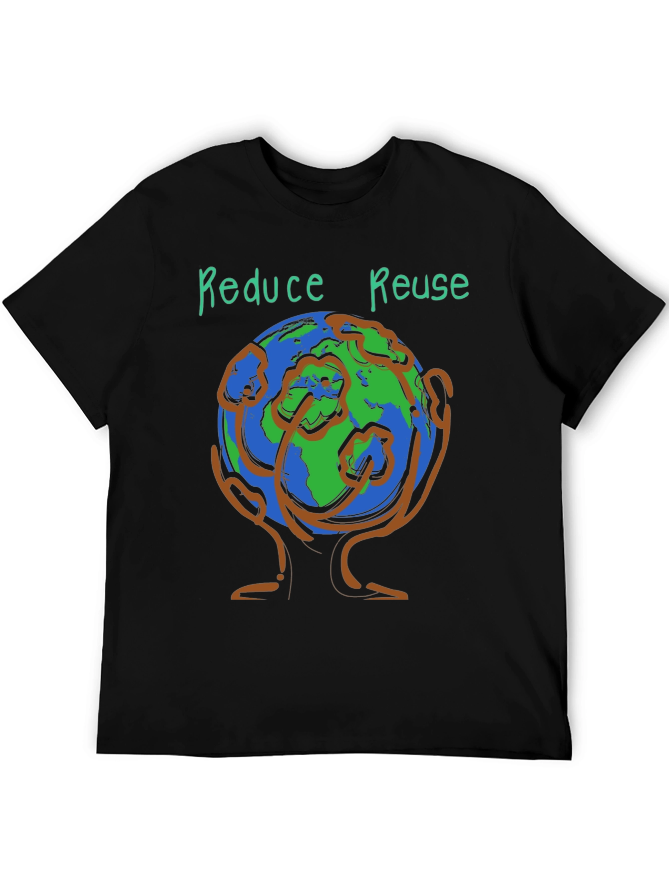 Eco-Friendly Reduce Reuse Graphic Tee