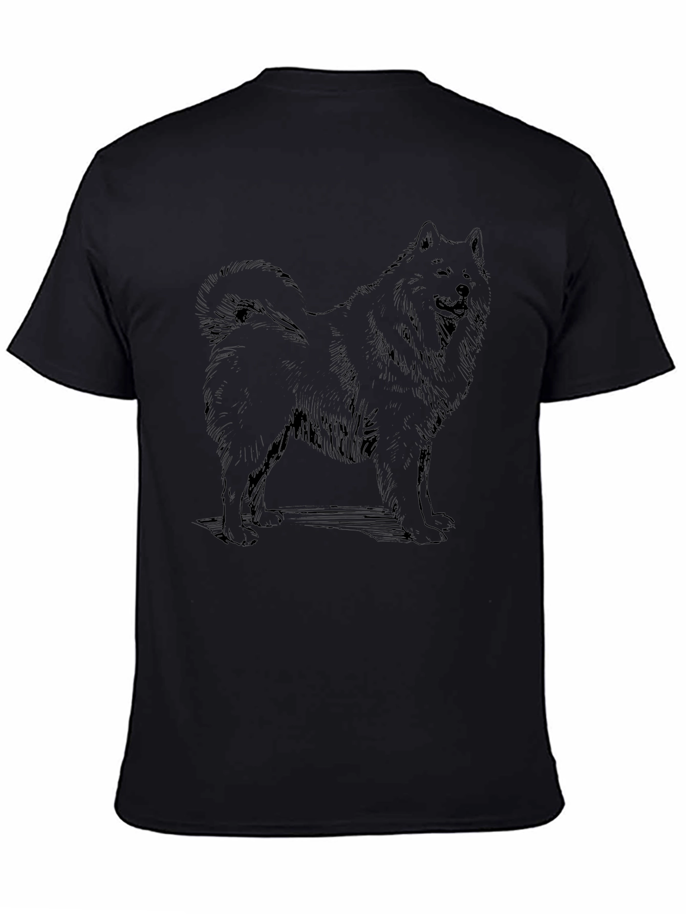 Black Dog Graphic Tee - Casual Style