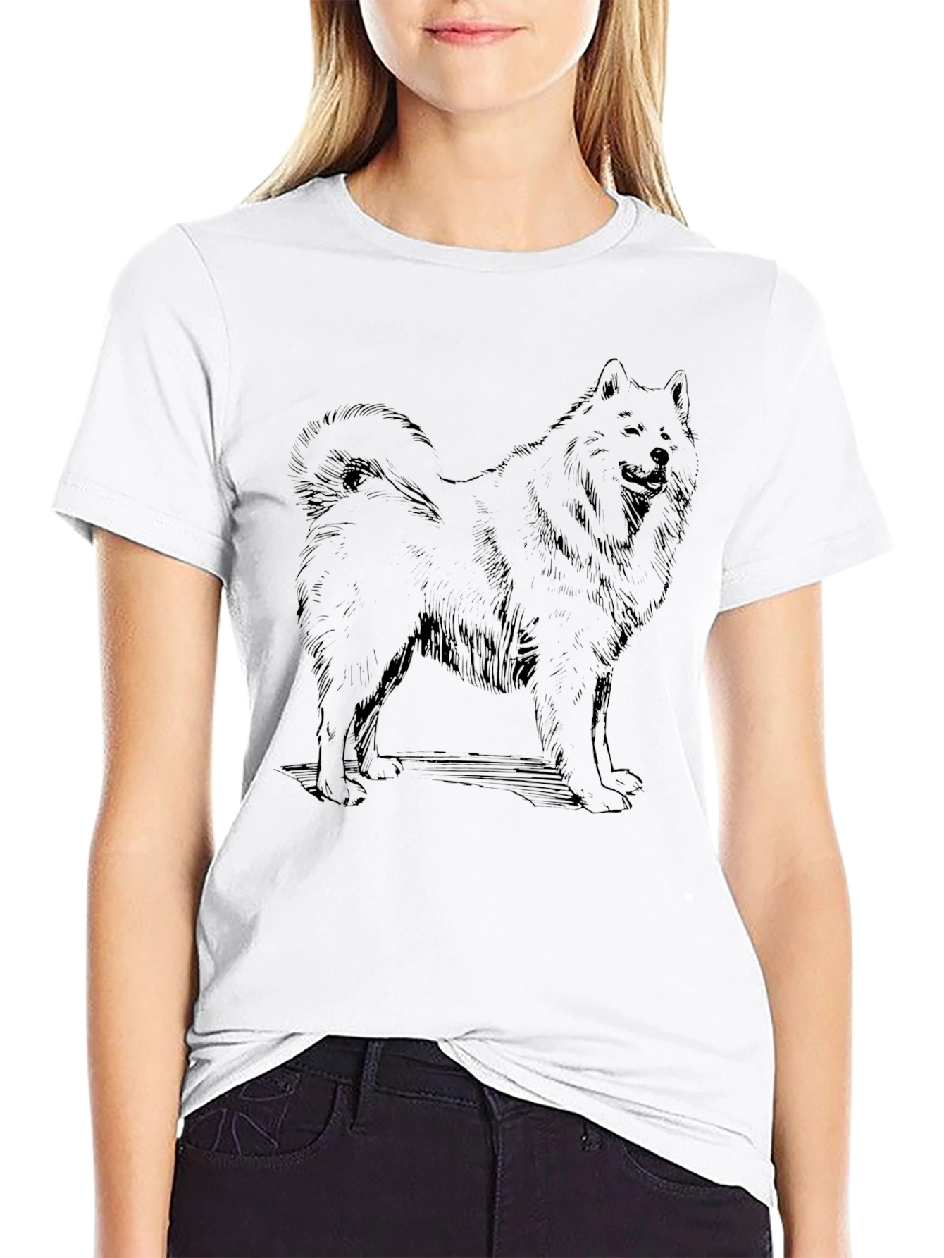 Black Dog Graphic Tee - Casual Style