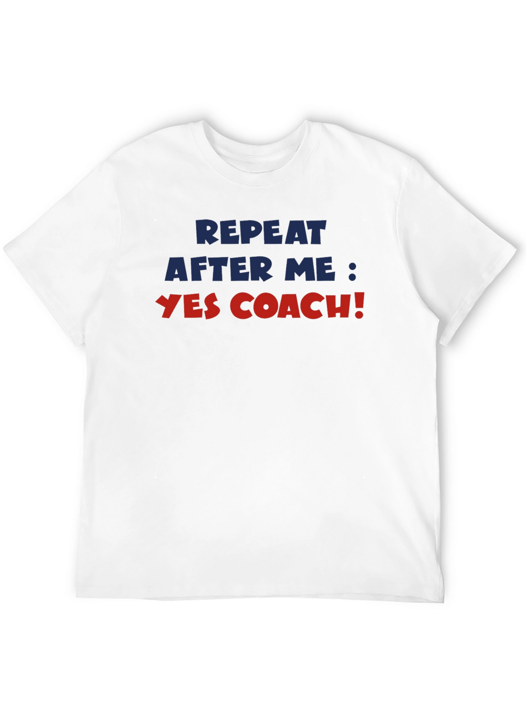 Yes Coach! Black Graphic T-Shirt