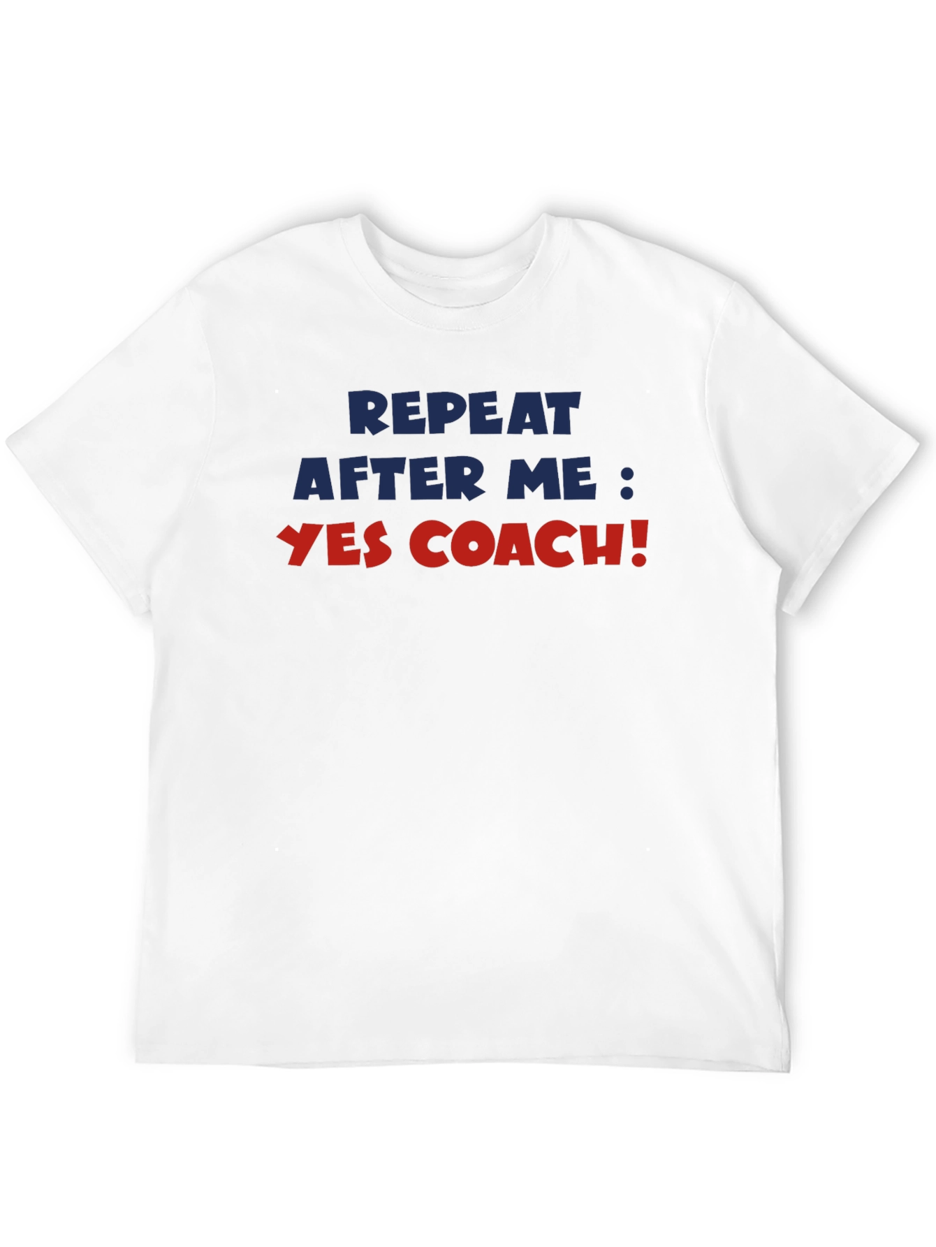 Yes Coach! Black Graphic T-Shirt