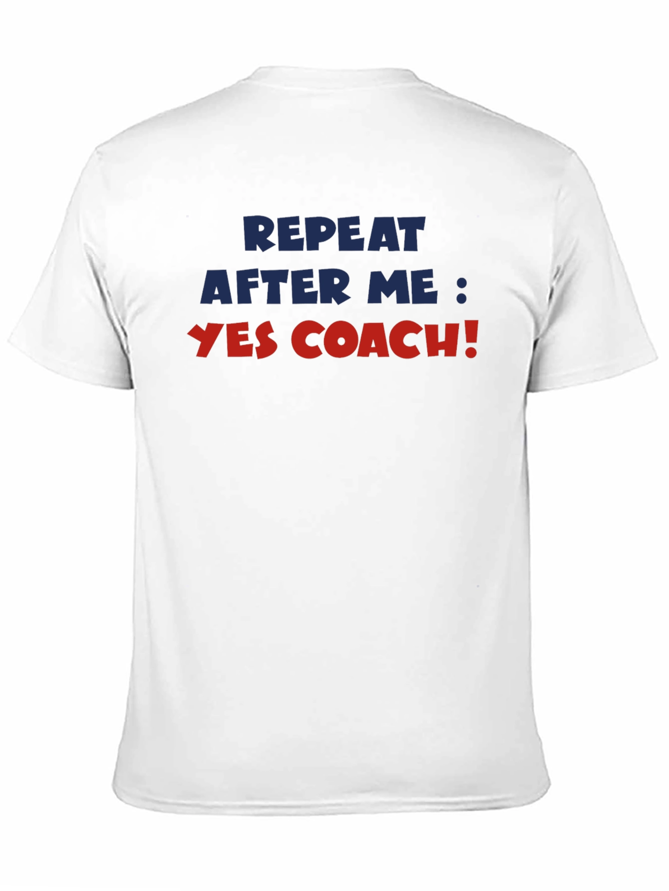 Yes Coach! Black Graphic T-Shirt