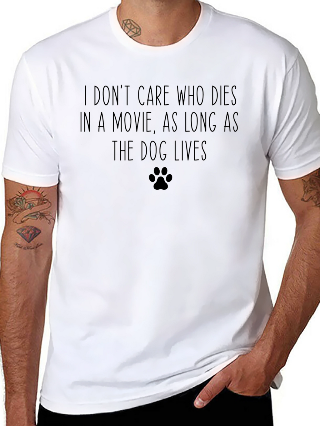 Dog Lover Movie T-Shirt - Funny Quote Shirt