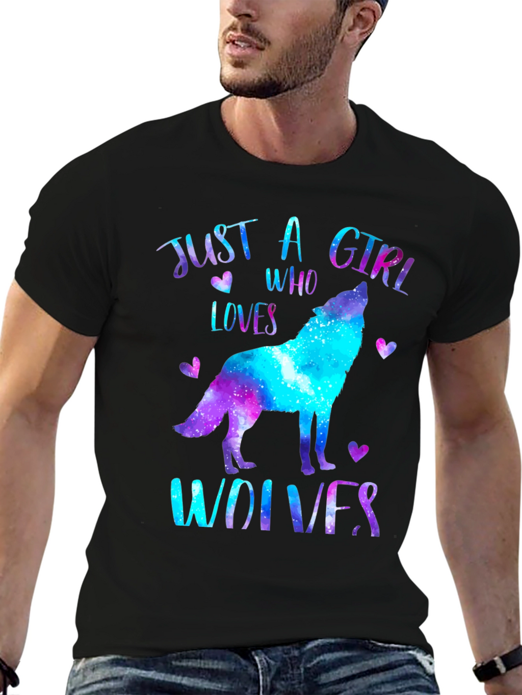 Just A Girl Who Loves Wolves T-Shirt