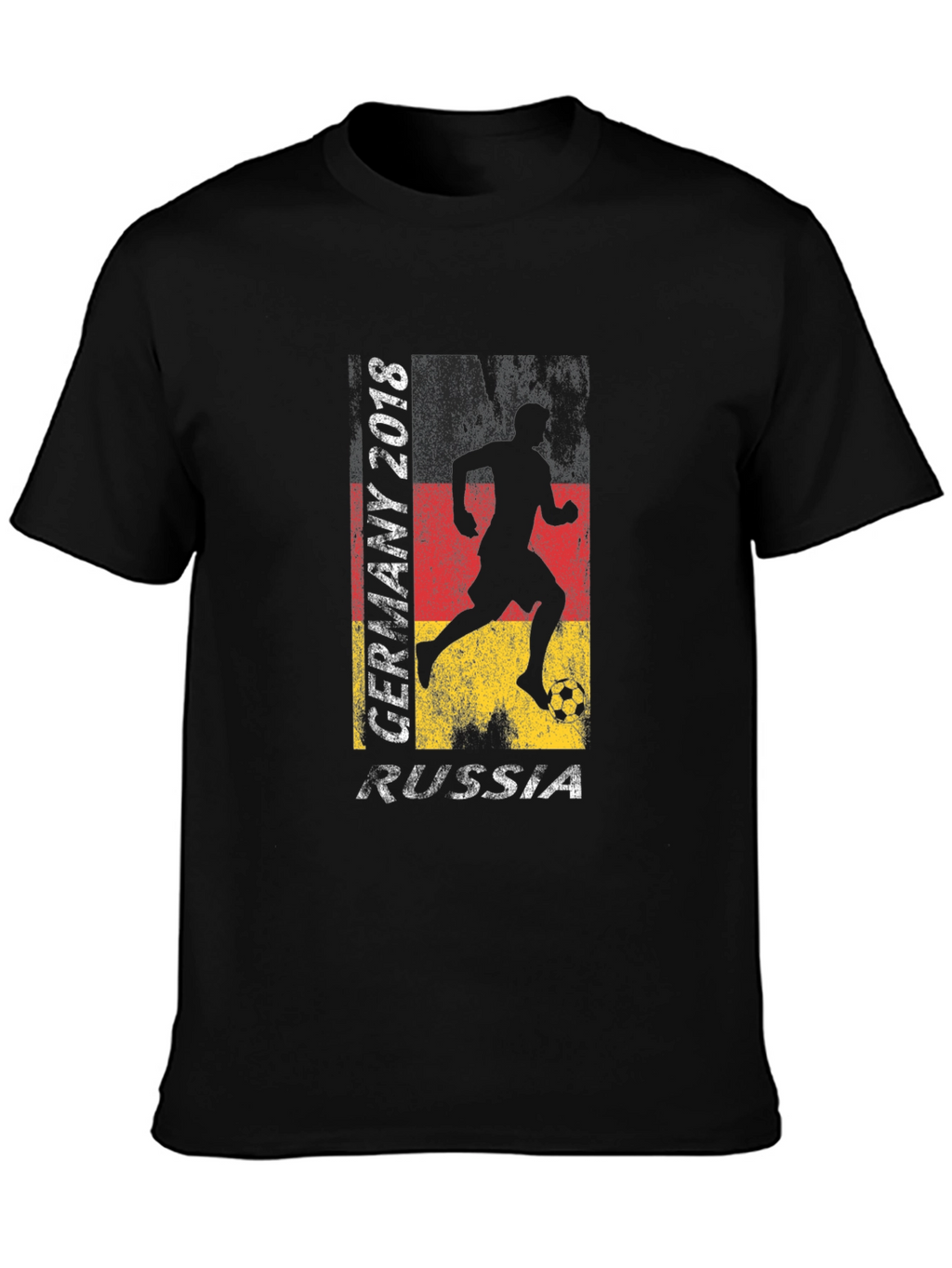 Germany 2018 Soccer T-Shirt - Black