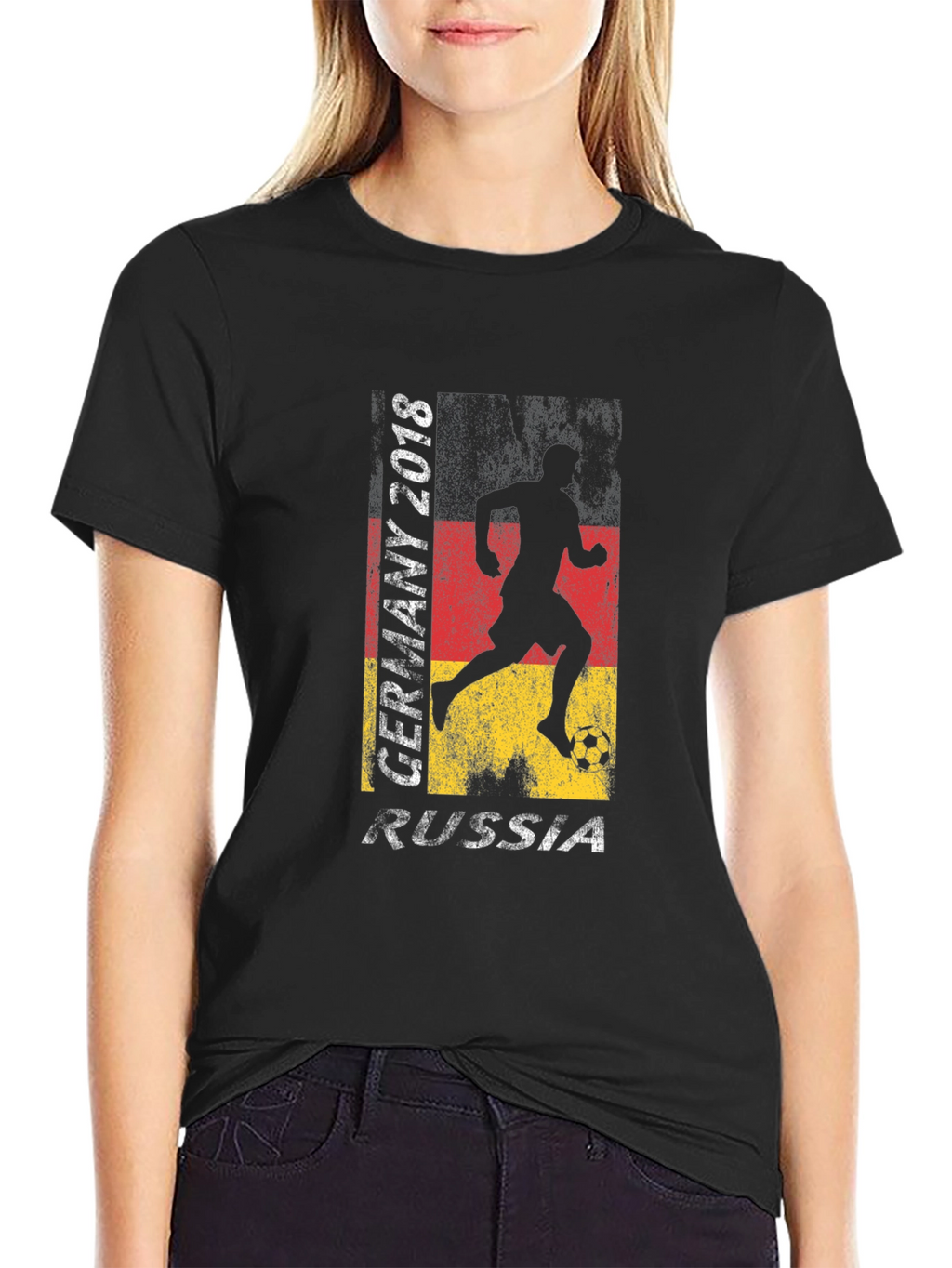 Germany 2018 Soccer T-Shirt - Black